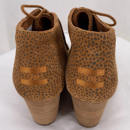 Caramel W Shoe Size 8 TOMS Wedge