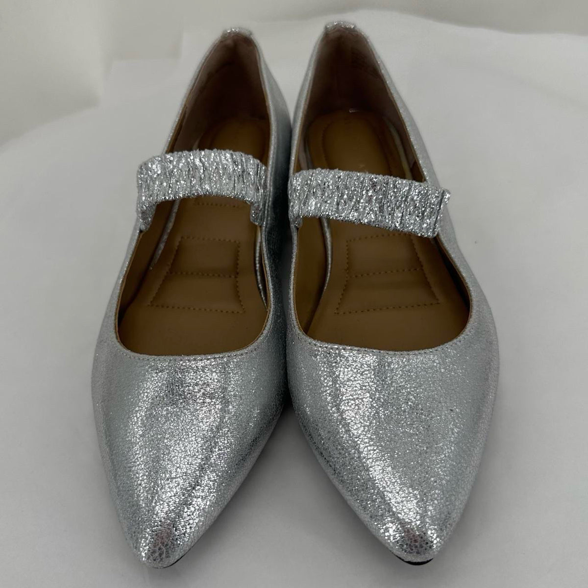 Silver W Shoe Size 7 KELLY & KATIE Flats