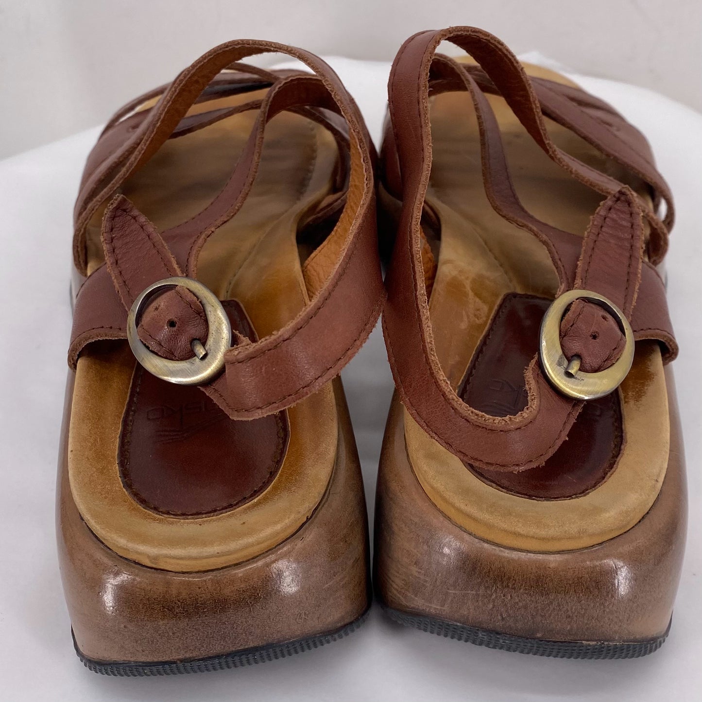 BROWN W Shoe Size 10 DANSKO Sandals