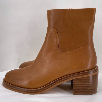 BROWN W Shoe Size 8 J CREW Boots