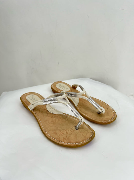 White W Shoe Size 8 BOC Sandals