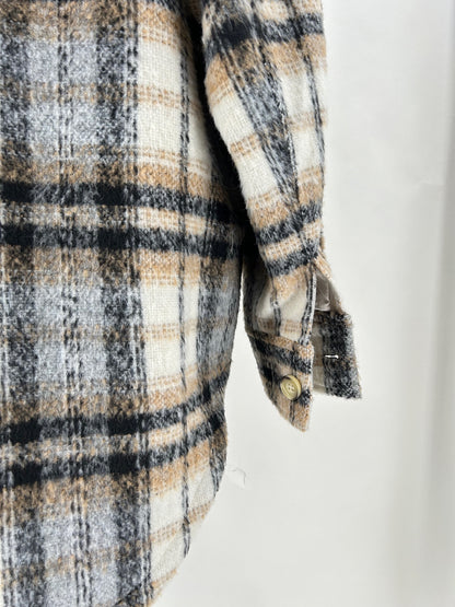 Size 0 GOOD AMERICAN Plaid Jacket