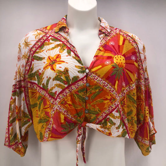 Size XL HAUTE HIPPIE pineapple Shirt