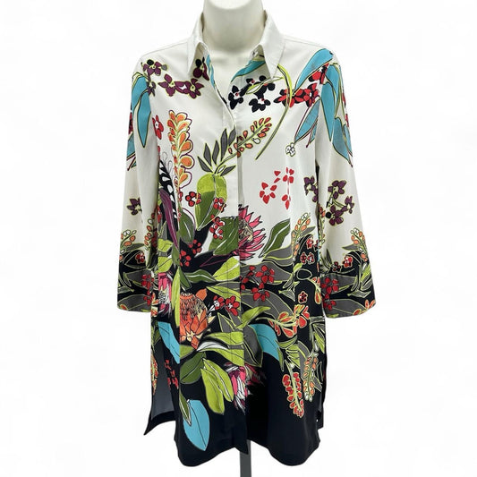 Size 0 CHICO'S Floral Tunic