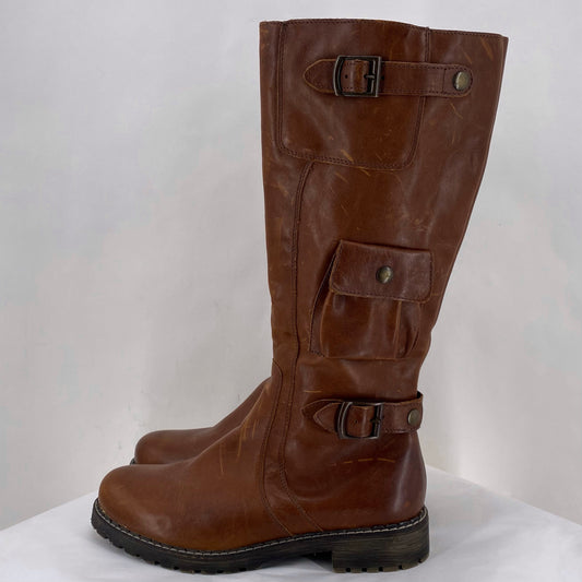 BROWN W Shoe Size 41 Boots