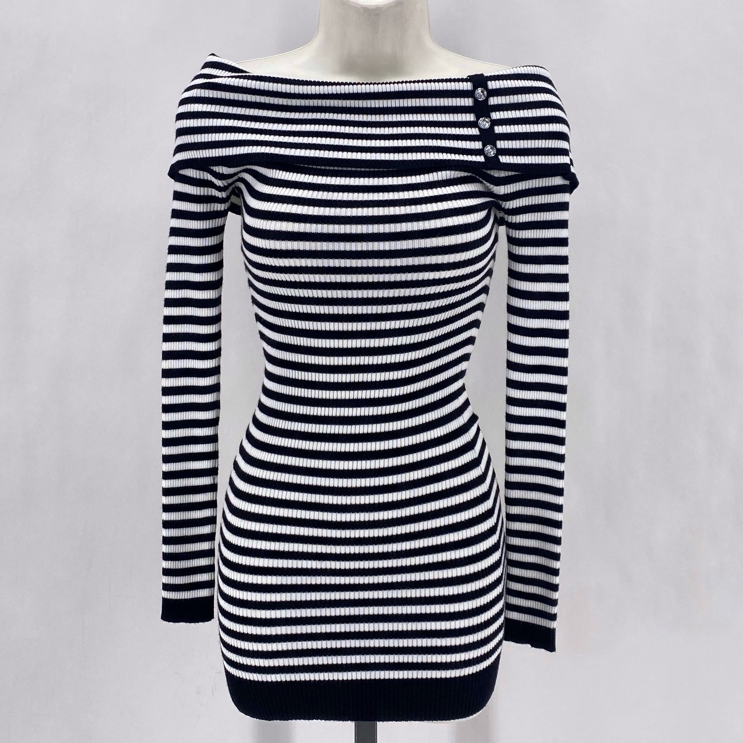 Size XS CANDIE'S Stripe Dress