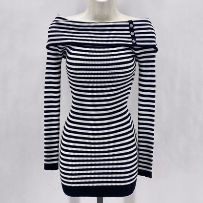 Size XS CANDIE'S Stripe Dress