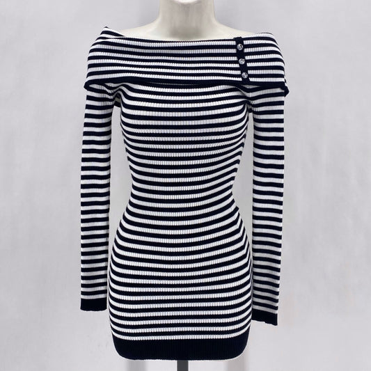 Size XS CANDIE'S Stripe Dress
