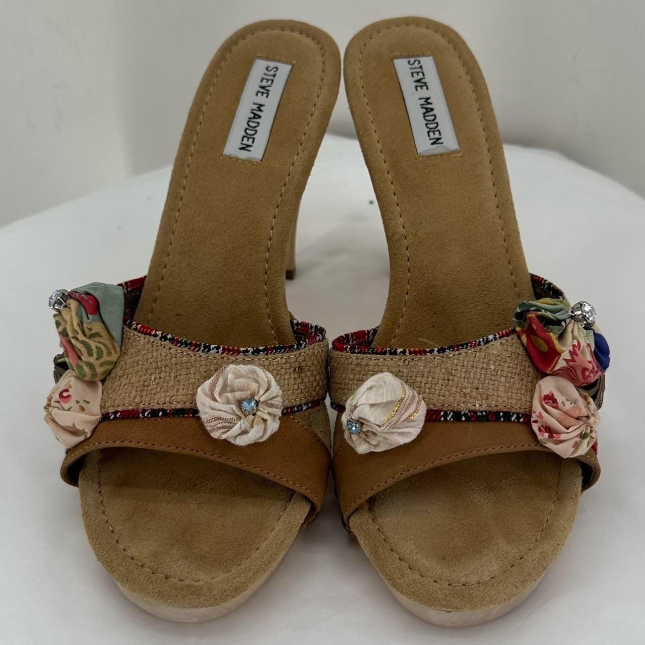 BROWN W Shoe Size 8.5 STEVE MADDEN Heels