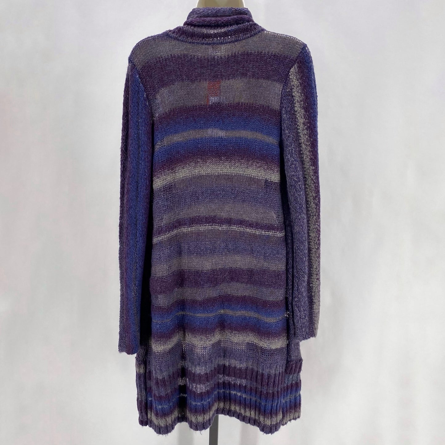 Size 1 CHICO'S Stripe Cardigan