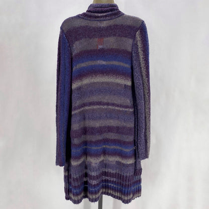 Size 1 CHICO'S Stripe Cardigan