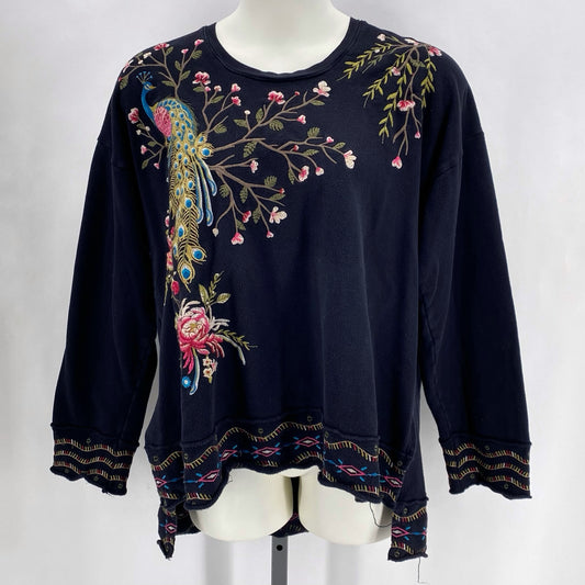 Size XXL JOHNNY WAS FLOWERS Sweatshirt