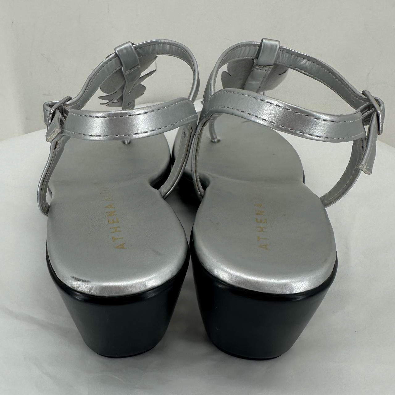Silver W Shoe Size 9 ATHENA ALEXANDER Sandals