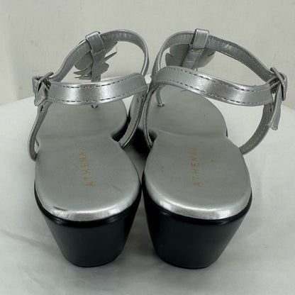 Silver W Shoe Size 9 ATHENA ALEXANDER Sandals