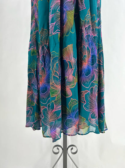 Size L FARM FOR ANTHROPOLOGIE FLOWERS Dress