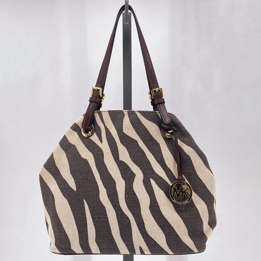 Tan MICHAEL KORS Canvas Shoulder Bag