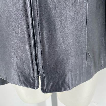Size 8 JACQUELINE FERRAR Leather Jacket (Outdoor)
