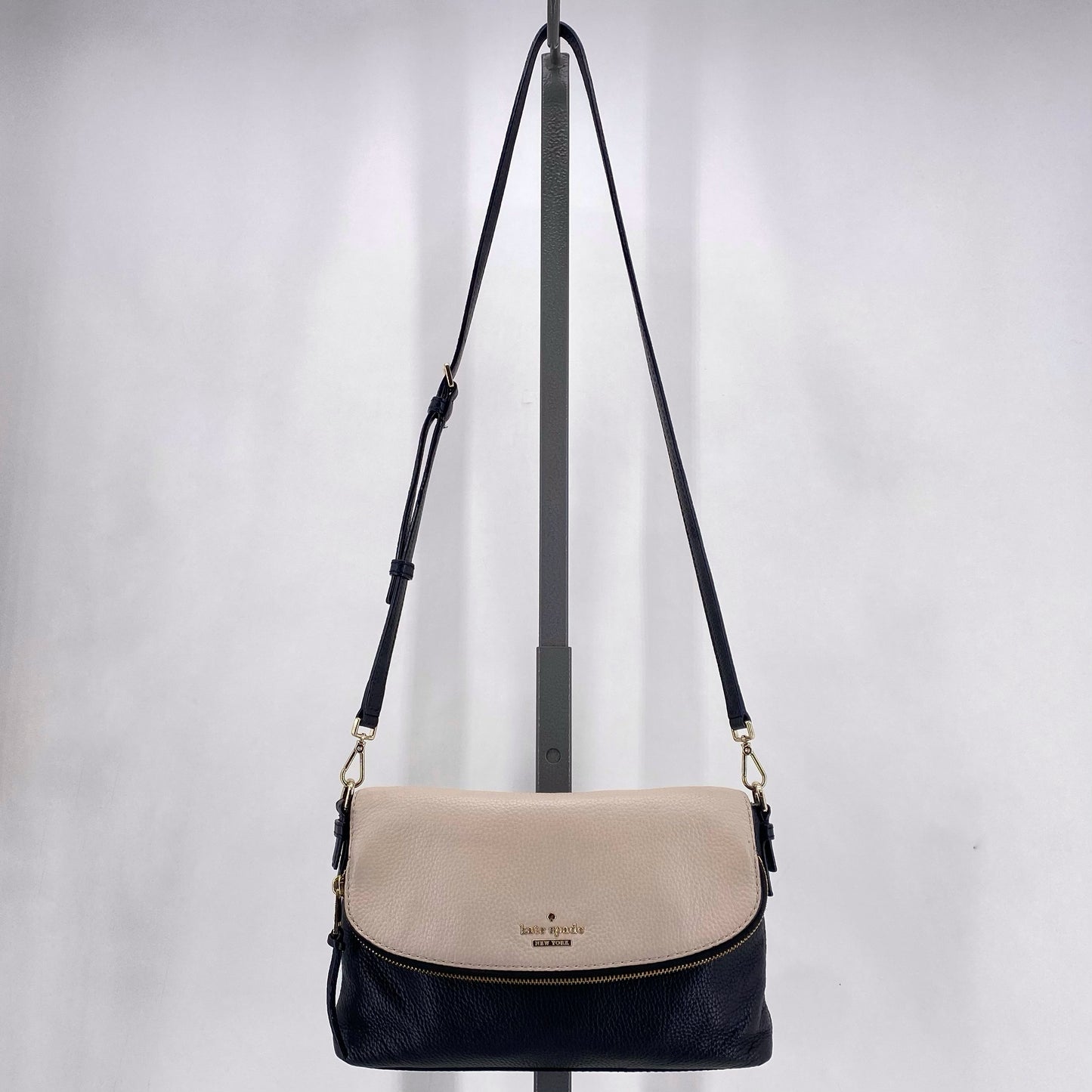 BLACK&CREAM KATE SPADE Leather Cross-body