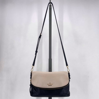 BLACK&CREAM KATE SPADE Leather Cross-body