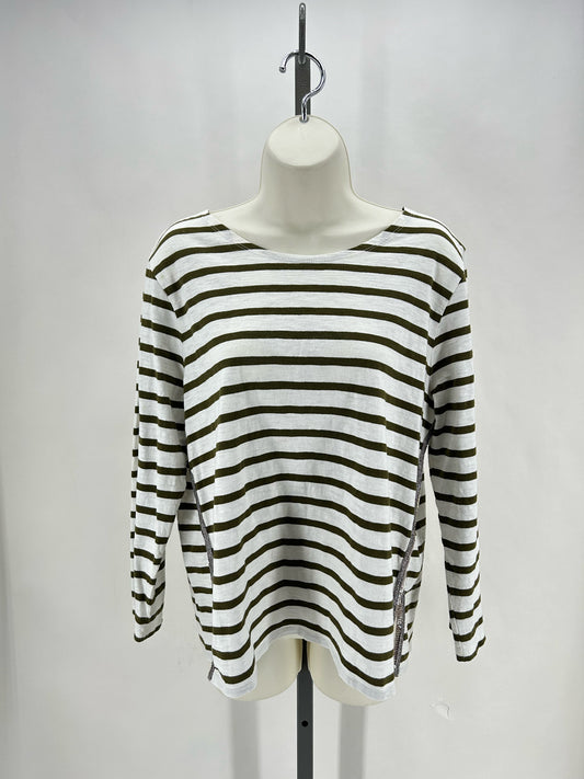 Size XL J CREW Stripe Shirt