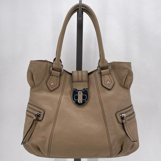 Taupe ETIENNE AIGNER Leather Satchel