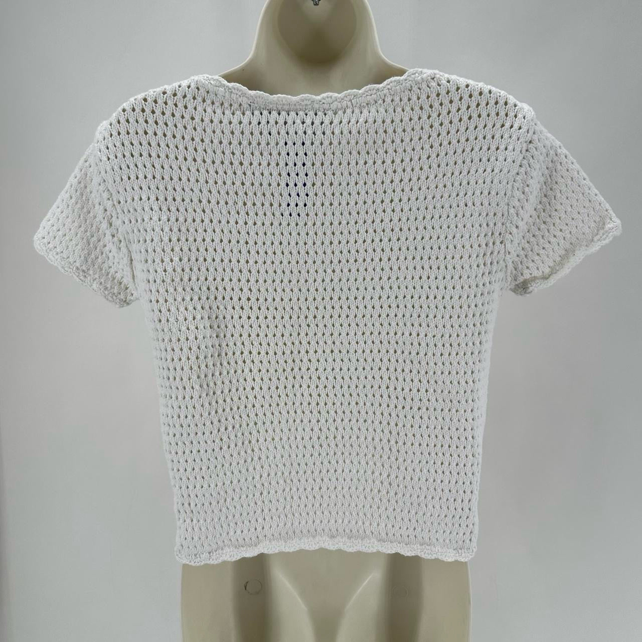 Size M LIZ CLAIBORNE FLOWERS Sweater