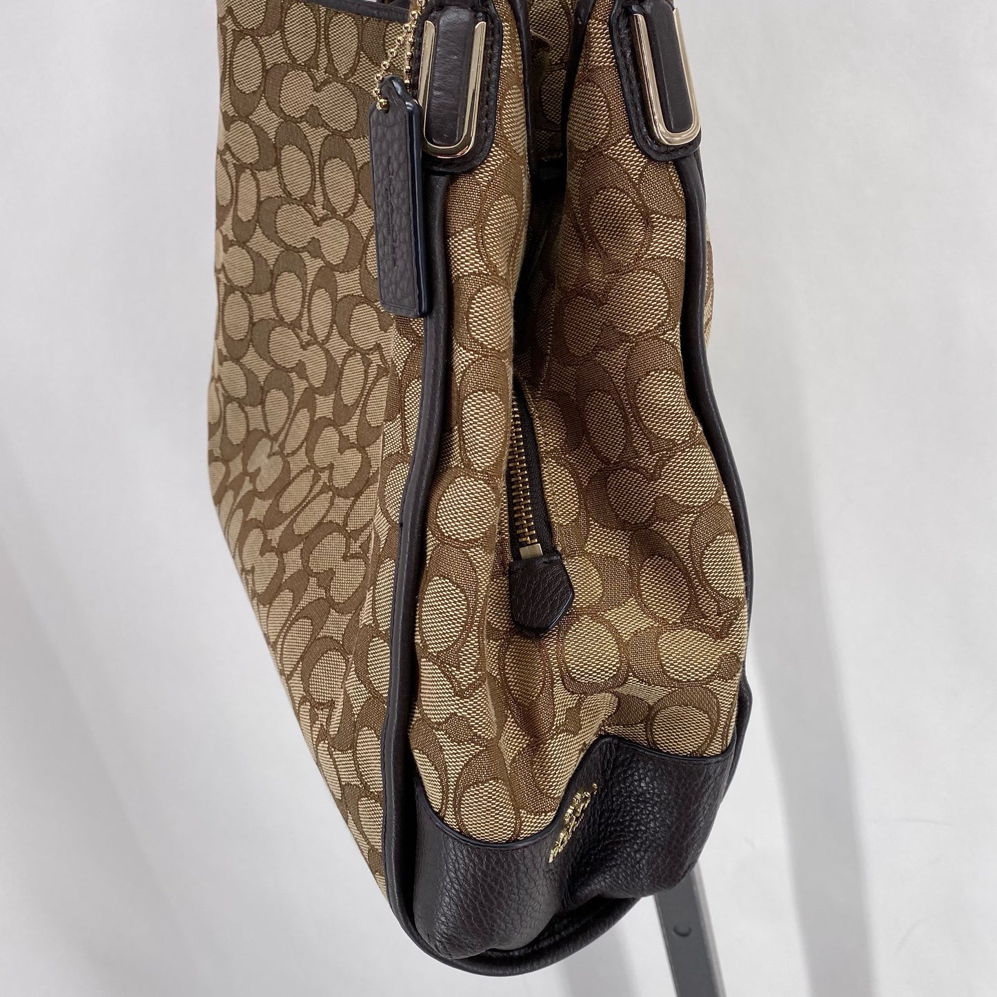 Tan COACH Shoulder Bag