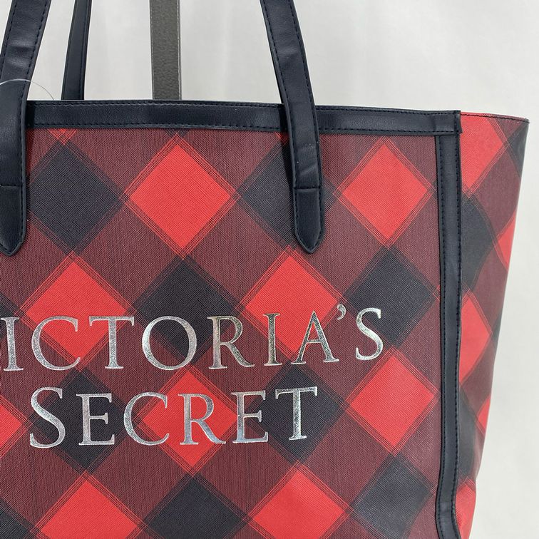 BLACK/RED VICTORIA SECRET Tote