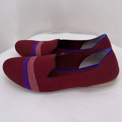 Red W Shoe Size 9 ROTHY'S Flats