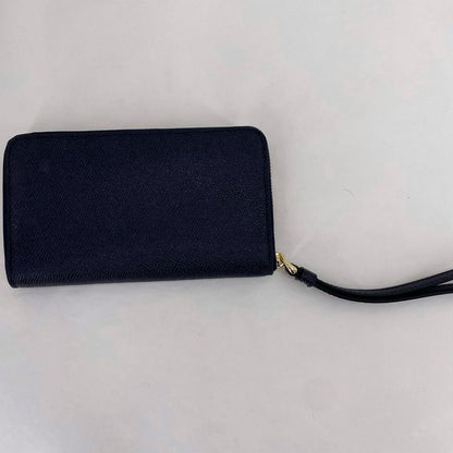 Navy COACH Wristlet