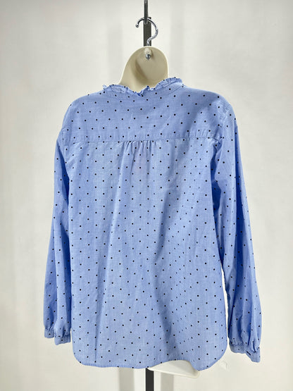 Size L TALBOTS Polka Dot Shirt