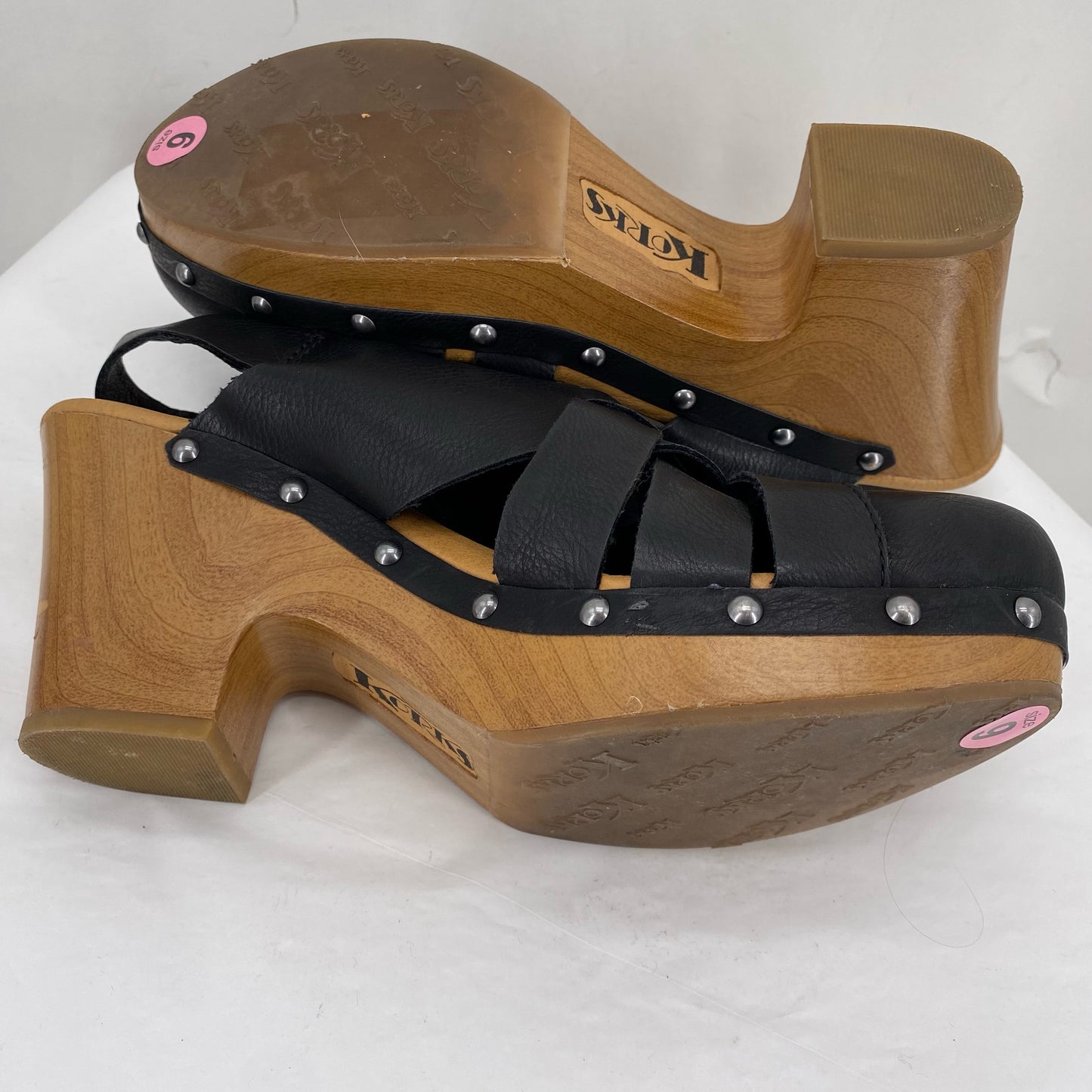 Black W Shoe Size 9 KORKS Clog