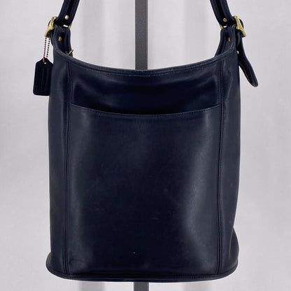 Black COACH Leather Shoulder Bag
