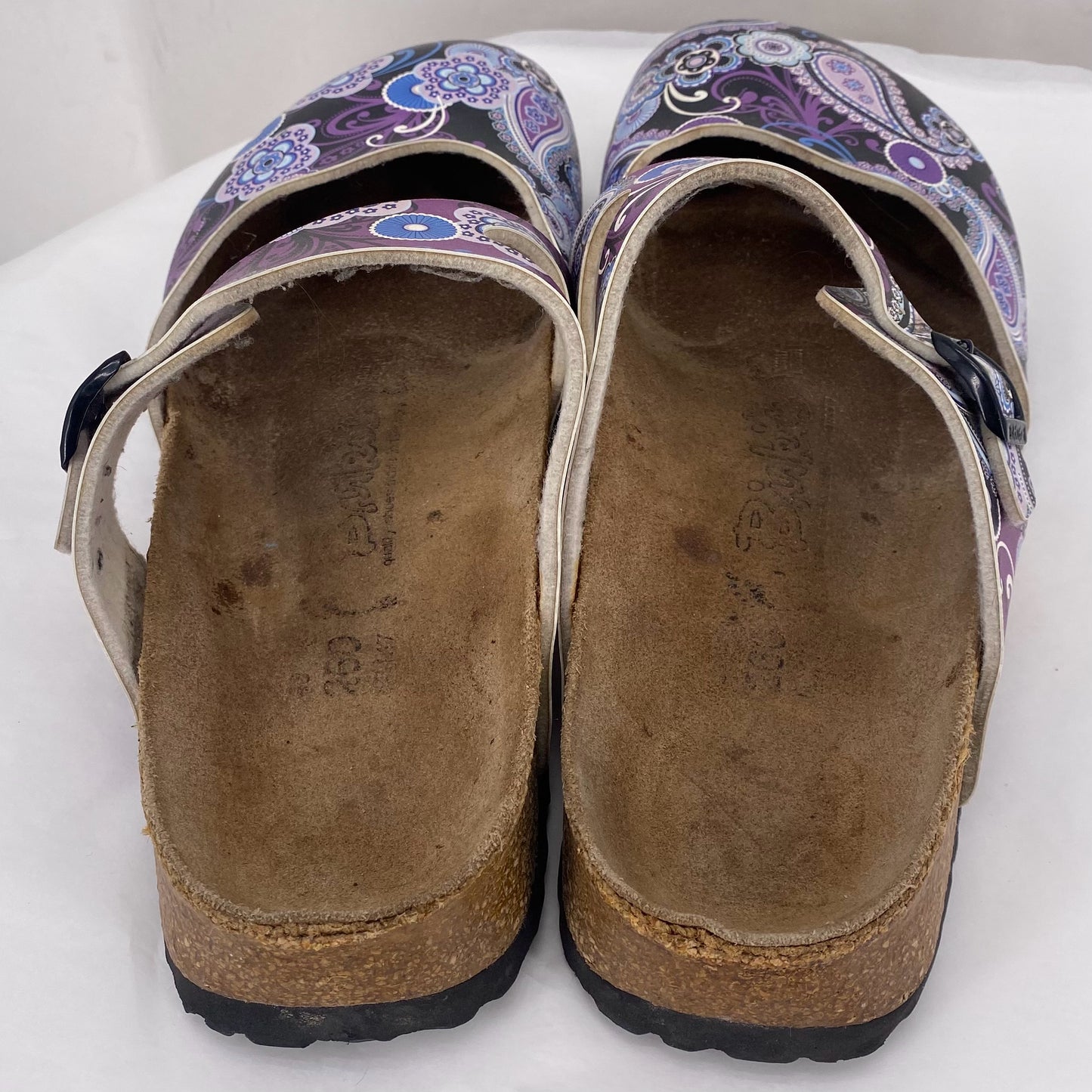 BLACK/PURPLE W Shoe Size 40 BIRKENSTOCK Mules