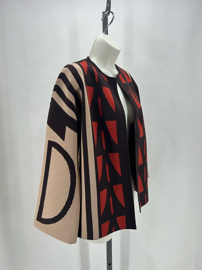 Size XS CARLISLE Abstract Cardigan