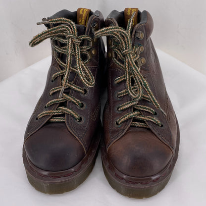 BROWN W Shoe Size 4 DR. MARTENS shooties/booties