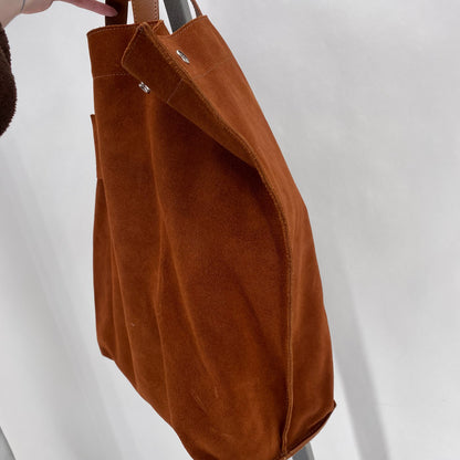 Rust ZARA MAN Leather Satchel