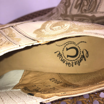 Cream W Shoe Size 6.5 CHARLIE HORSE shooties/booties