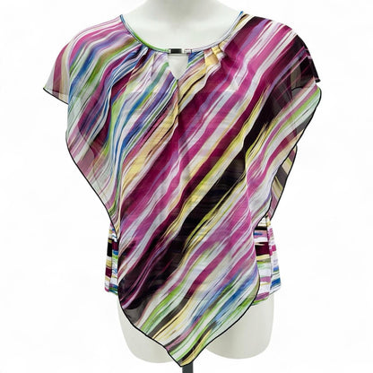 Size L NY COLLECTION Stripe Shirt
