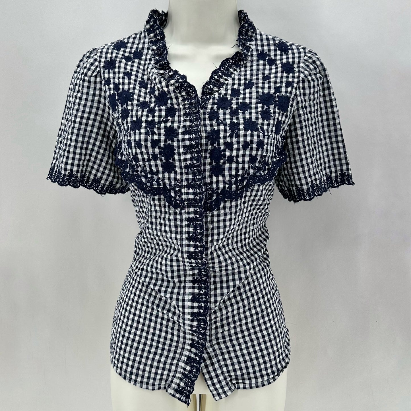Size S J CREW Checkered Shirt