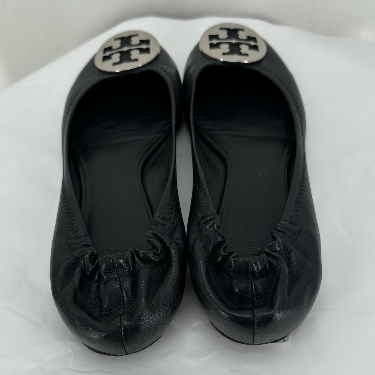 Black W Shoe Size 10.5 TORY BURCH Flats