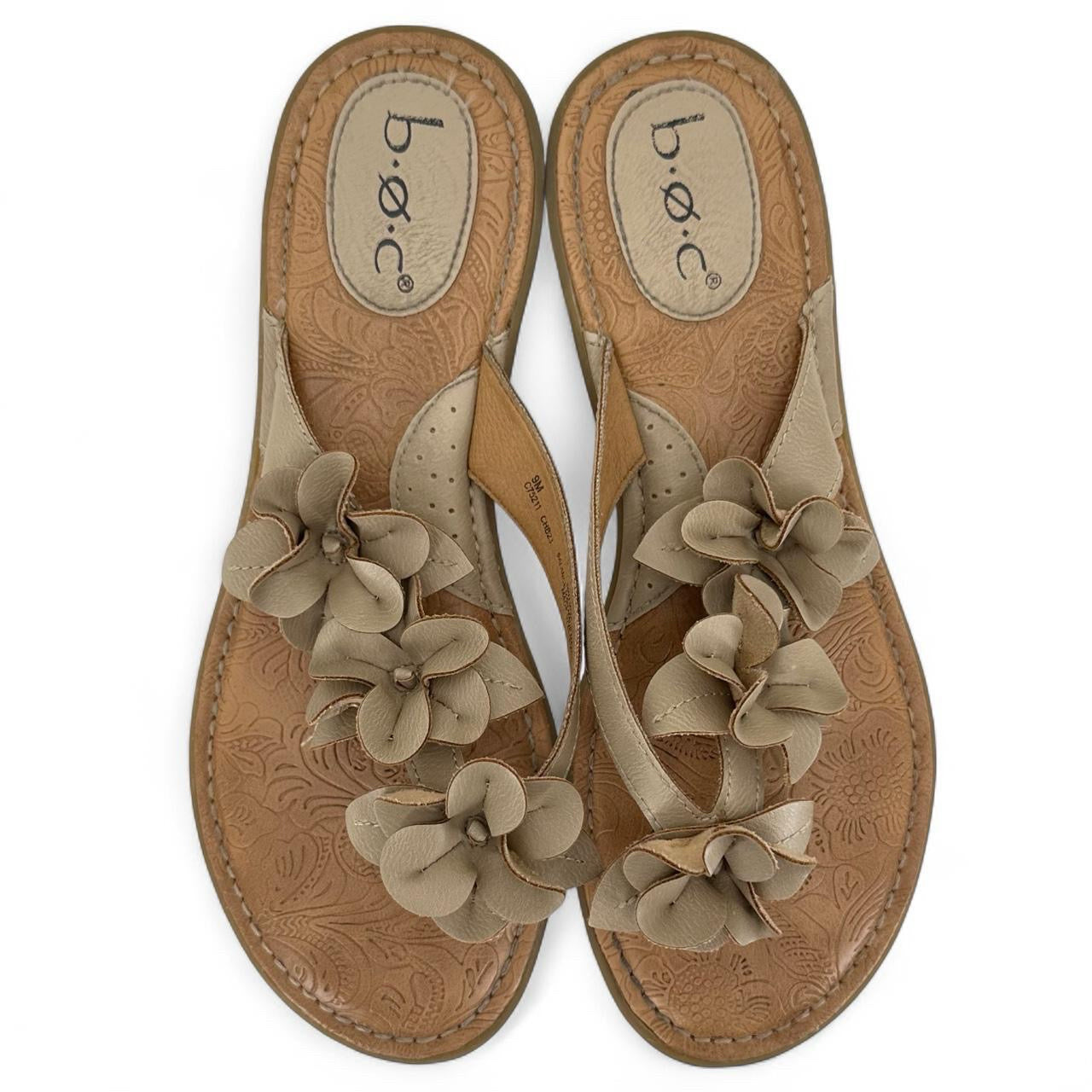 Taupe W Shoe Size 9 BOC Sandals