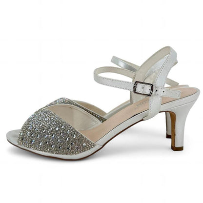 LT GRAY W Shoe Size 9 DE BLOSSOM Heels