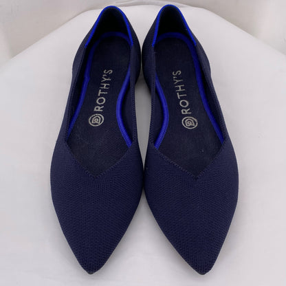 Navy W Shoe Size 9.5 ROTHY'S Flats