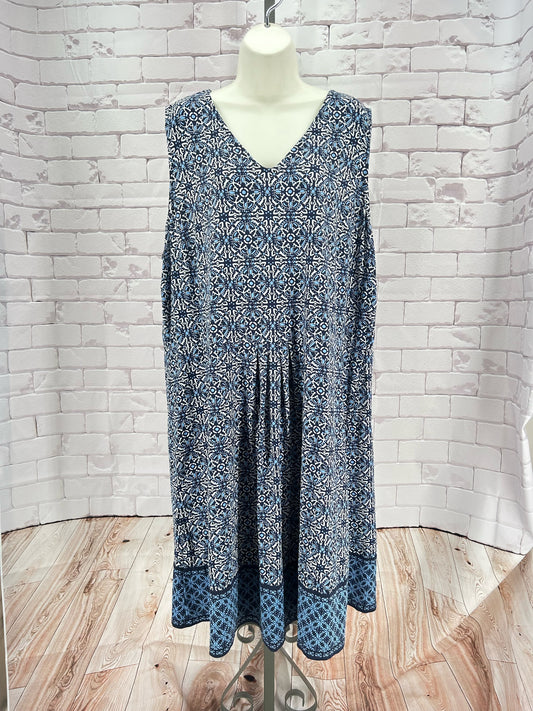 Size 3X TALBOTS FLOWERS Dress