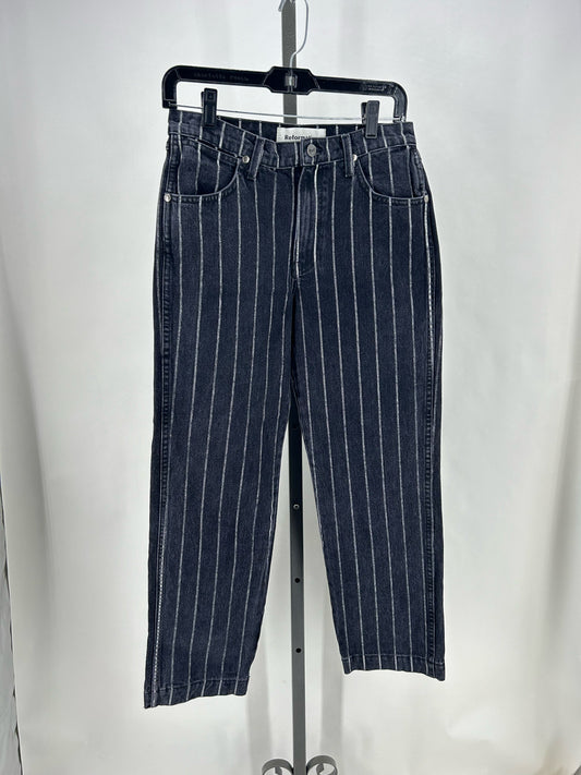 Size 27 REFORMATION Stripe Pants