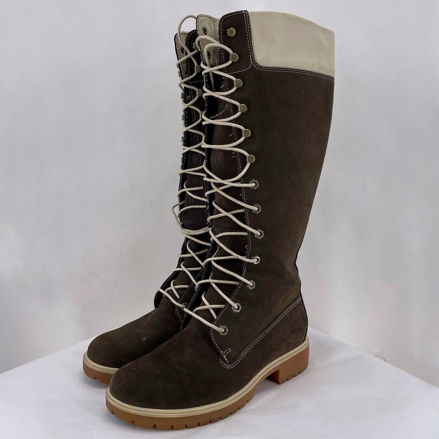 DARK BROWN W Shoe Size 7.5 TIMBERLAND Boots