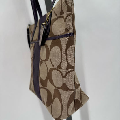 Tan COACH Tote