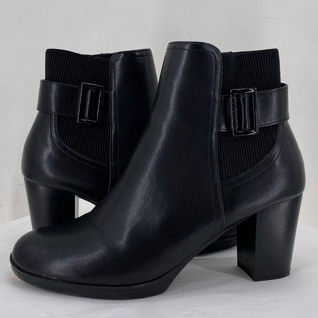 Black W Shoe Size 8.5 ANNE KLEIN Boots