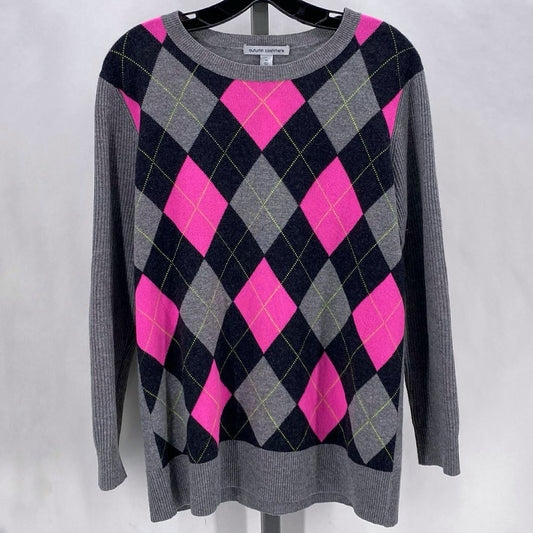 Size M AUTUMN CASHMERE Argyle Cashmere Sweater